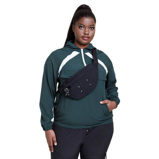 Hooded Running Sweatshirt Women Fitness Yoga Workout Tops - Mubimart
