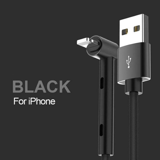 curved phone charging cable - Mubimart
