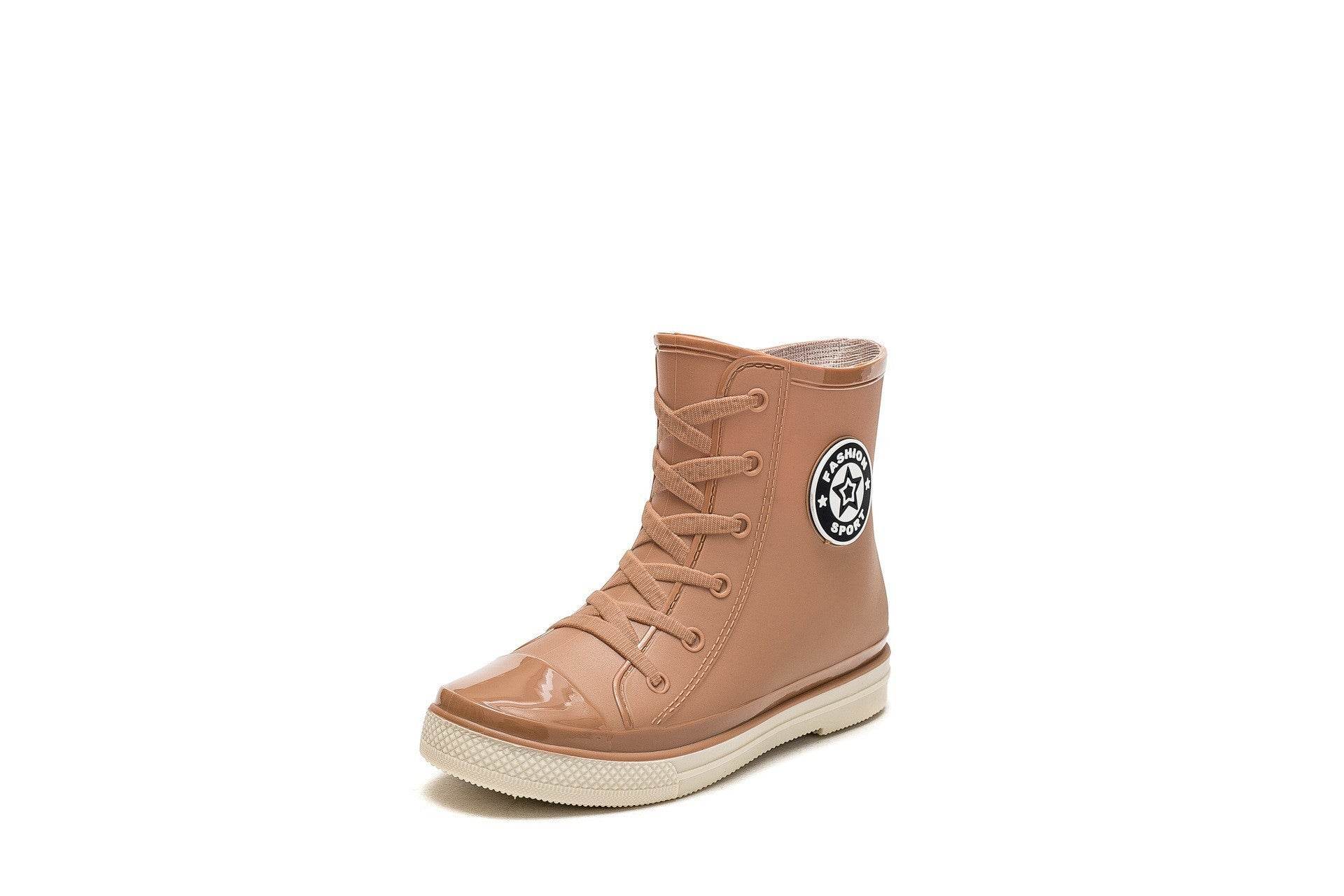 Waterproof Non-slip Wear-resistant Rain Boots For Women - Mubimart