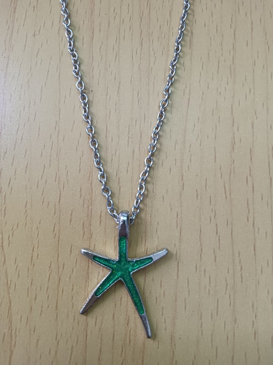 European And American New Starfish Pendant Fashion Simple Cute Starfish Women's Necklace