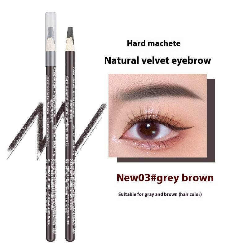 Hard Core Waterproof Natural Not Smudge Eyebrow Pencil - Mubimart