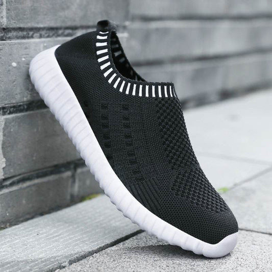 Fashion Slip On Female Walking Shoes Lightweight Flat Shoes Women - Mubimart