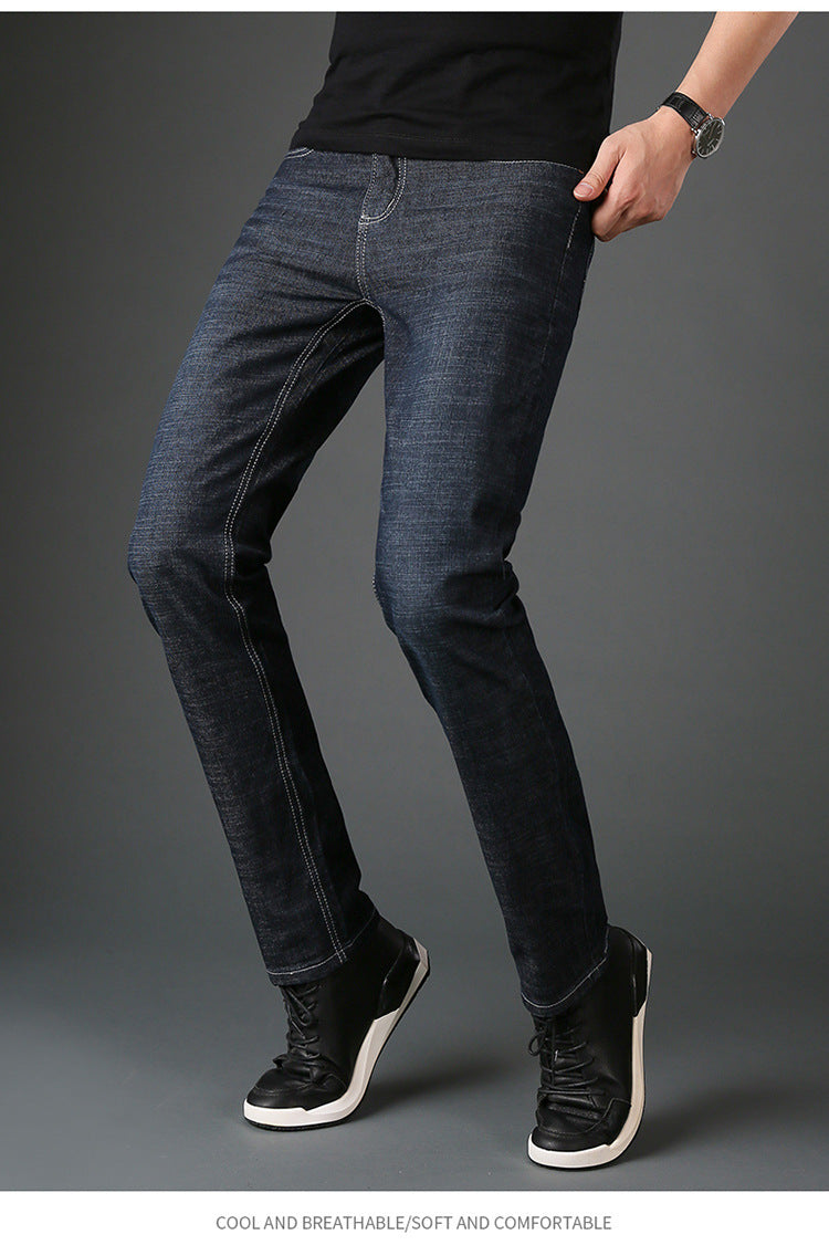 Slim-Fit-Jeans für Herren mit geradem Bein