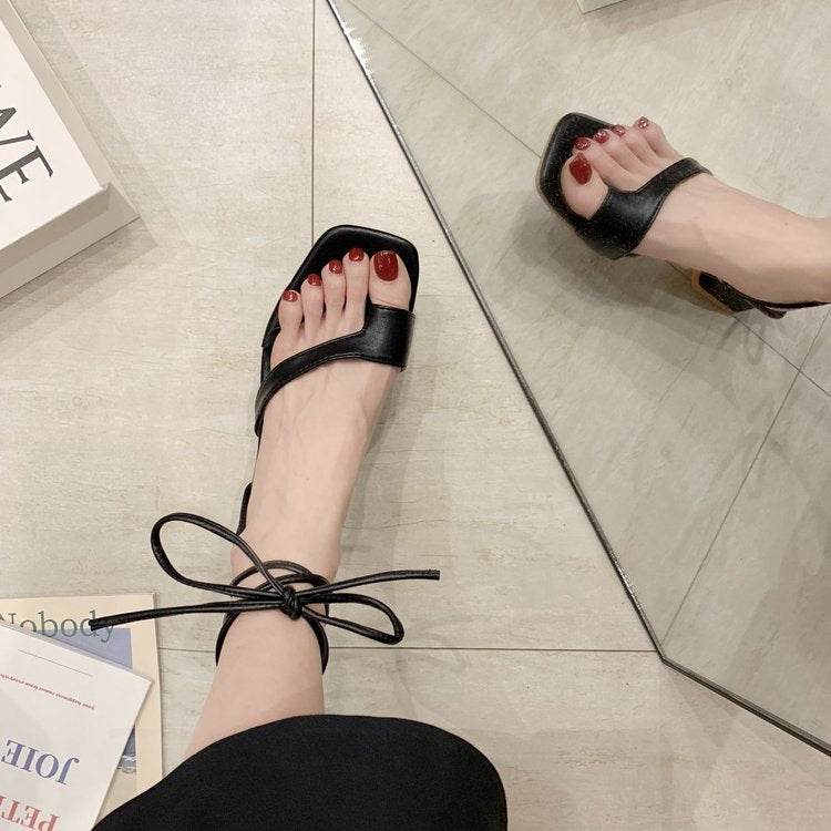 High heel strappy sandals - Mubimart