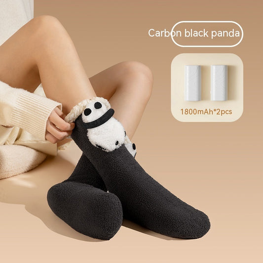 Smart Feet Warmer Electric Heating Socks Warm And Cute