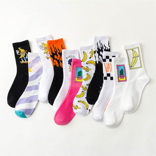Socks men's middle tube socks - Mubimart