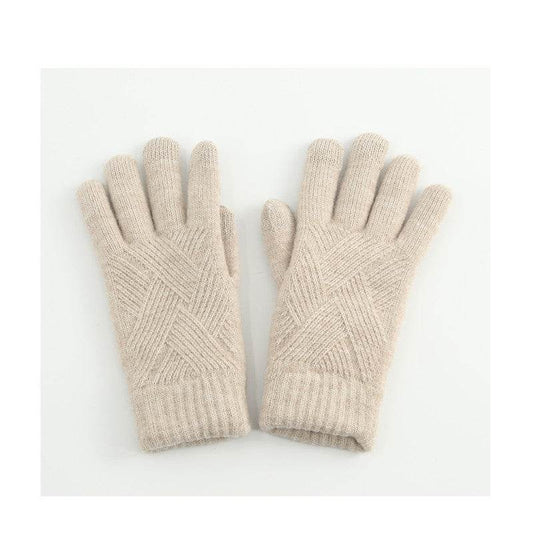 Wool Touch Screen Gloves For Men And Women In Winter - Mubimart