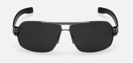 Polarized Sunglasses Men's Sunglasses Metal Square - Mubimart