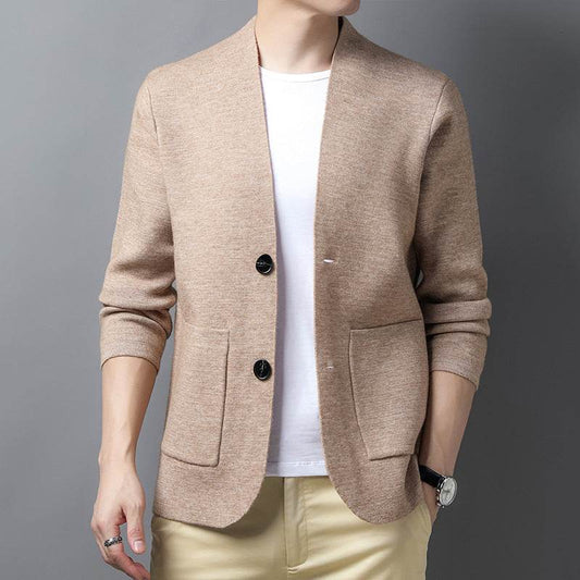 Men's knitted cardigan - Mubimart