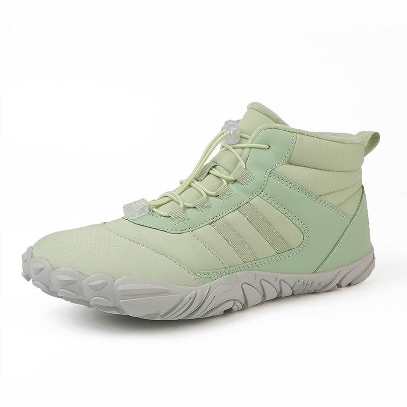 High-top Snow Boots Hiking Camping Hiking Shoes Skiing Non-slip Plus Velvet Warm - Mubimart