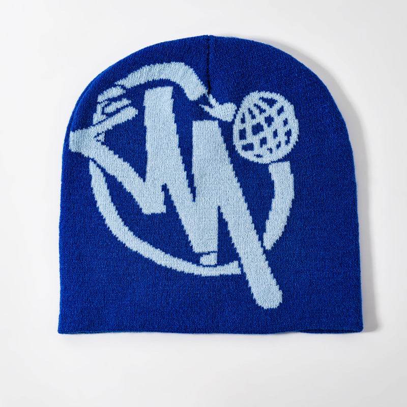Cap Hip Hop Hat Double Layer Knitted Hat - Mubimart
