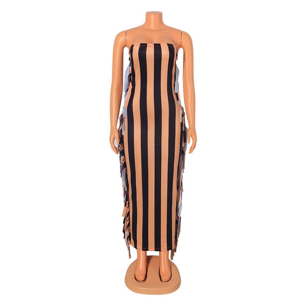 Women's Tight Dress Midi Dress - Mubimart