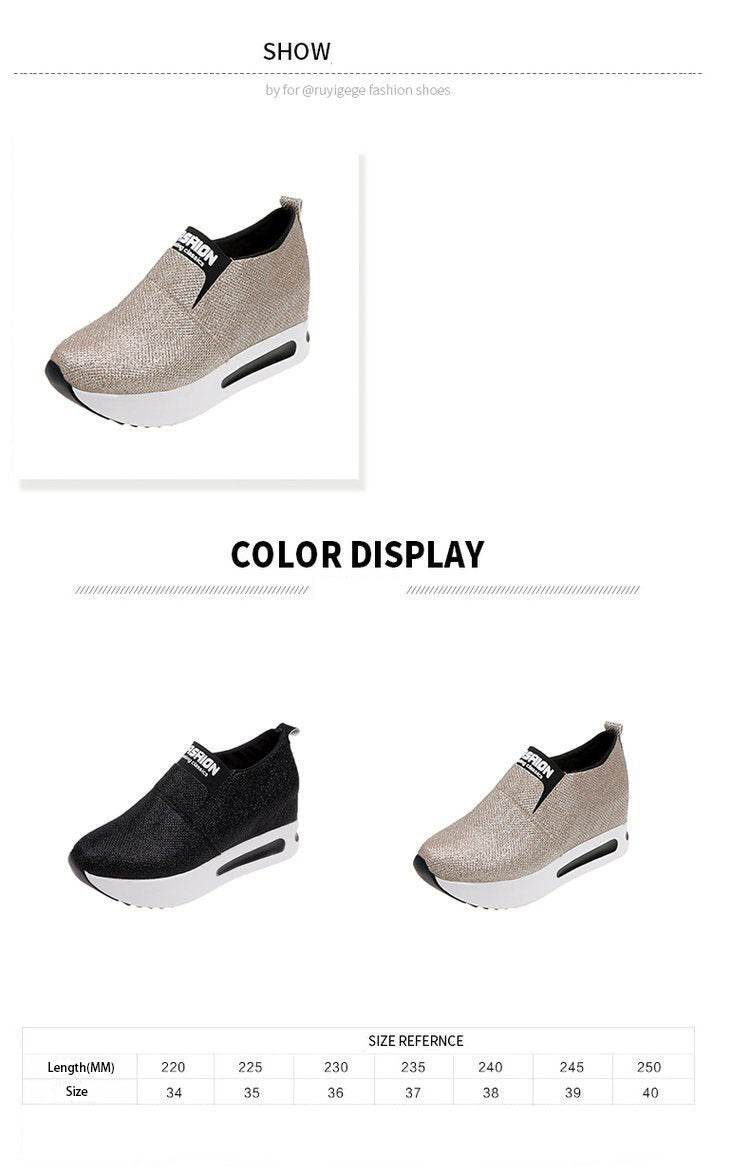 Stylish elegant sneakers for women - Mubimart