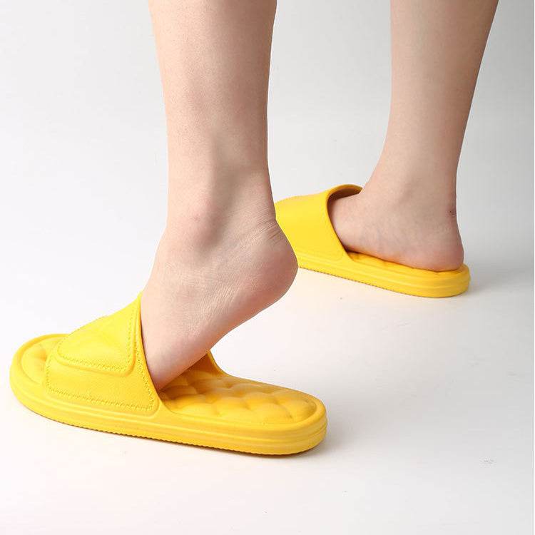 Summer Slippers Plaid Design Bathroom Slippers For Women Shoes - Mubimart