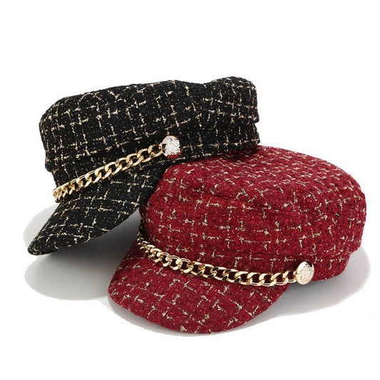 Hat cap octagonal cap - Mubimart