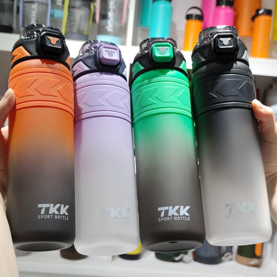 Large Capacity High Temperature Resistant Plastic Sports Bottle Good-looking Student Men's Gift - Mubimart