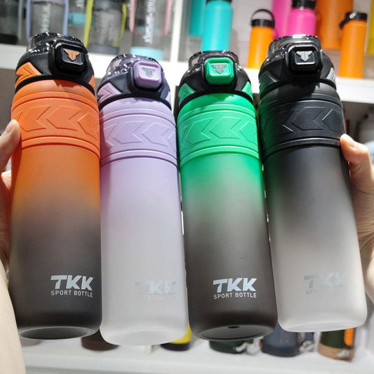 Large Capacity High Temperature Resistant Plastic Sports Bottle Good-looking Student Men's Gift - Mubimart