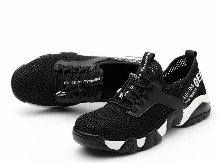 Breathable Net Work Safety Shoes Safety Shoes Work Shoes - Mubimart