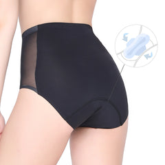 Four-layer Leak-proof Absorbent High Waist Mesh Physiological Underwear - Mubimart -  