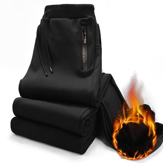 Men's Fashion Simple Casual Zipper Sweatpants - Mubimart