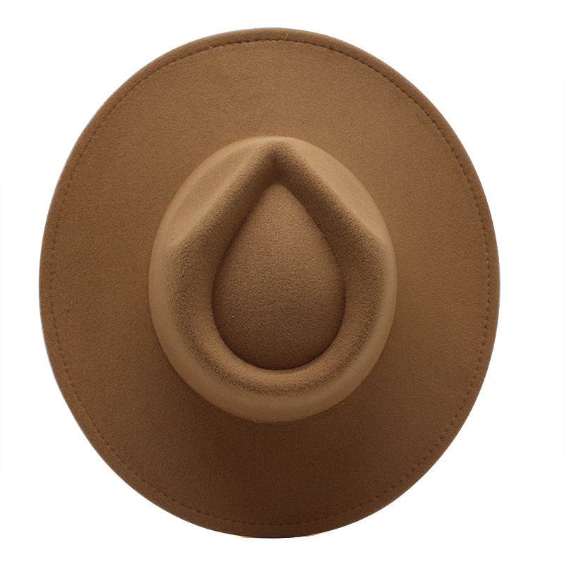 New Woolen Casual Fedora Hat - Mubimart