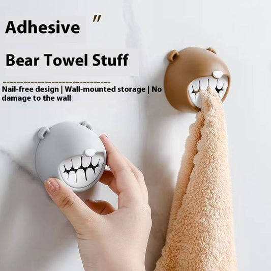Bear Towel Rack Bathroom Towel Hook