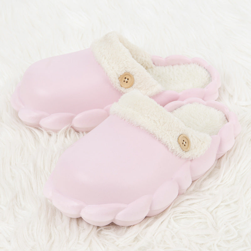 Detachable Shoes Winter Slippers For Women Waterproof Slippers - Mubimart -  