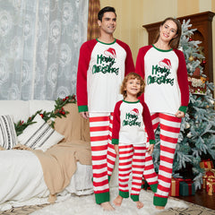 Clothes For The Whole Family A Family Of Four Stripes Christmas Suit - Mubimart - Christmas Family Pajama 