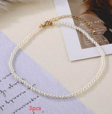Colour Sparkling Clavicle Chain Choker Necklace For Women - Mubimart