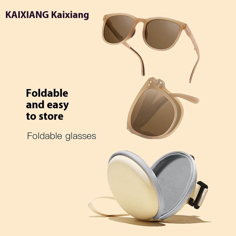New Folding Sunglasses Polarized Sunglasses For Women - Mubimart