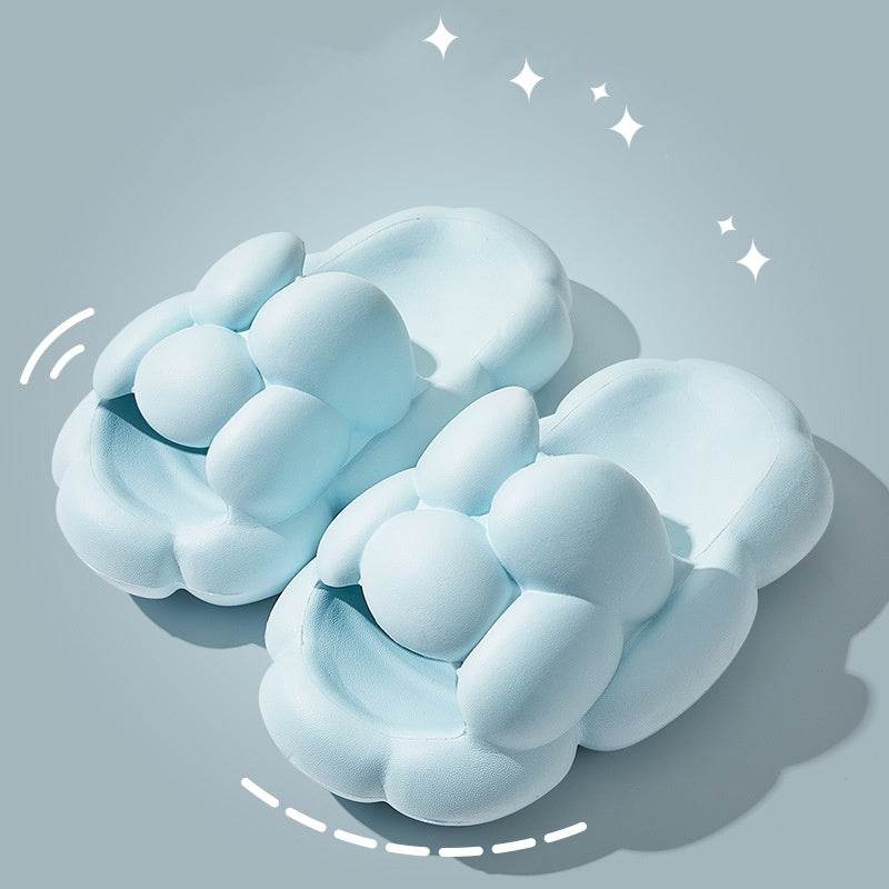 Soft Cloud Design Slippers Cute House Shoes Women Outdoor Indoor Bathroom Slipper - Mubimart