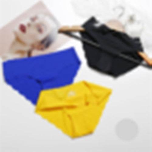 Women Ultra-thin Underwear Seamless Panties Low-Rise Briefs - Mubimart