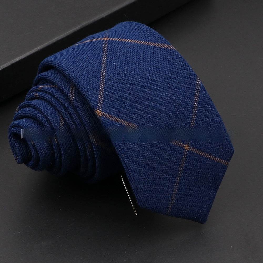 Artificial Woolen Necktie Korean Casual Accessories - Mubimart