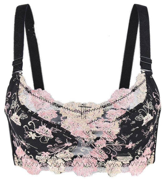 Women's Plus Size Thin Underwire Bra - Mubimart