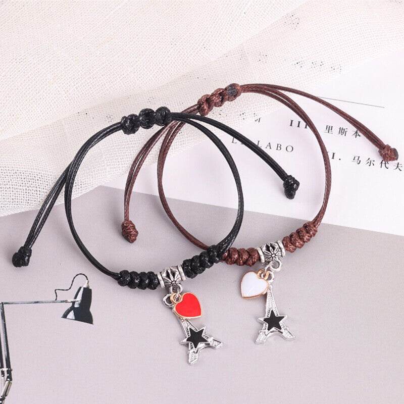 Weaving Men And Women Couple Bracelets Men Bracelets Bracelets Girlfriends Couple Bracelets - Mubimart