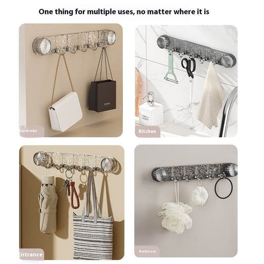 Toilet Wall Non-marking Sticky Hooks - Mubimart
