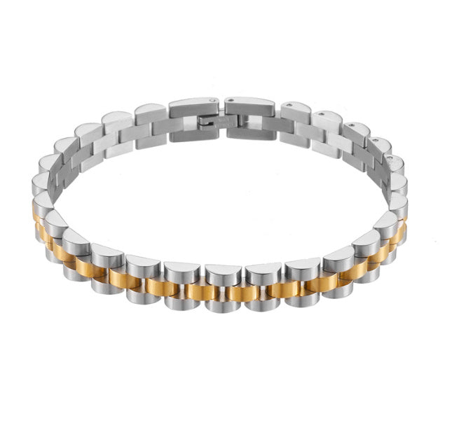 Titanium stalen armband voor heren