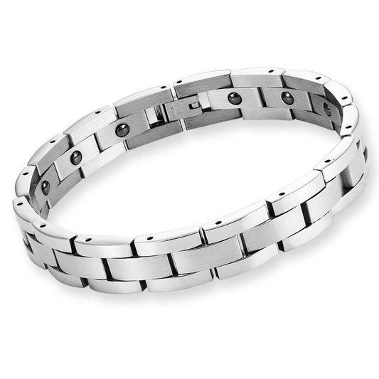 Stainless Steel Magnet Bracelet Classic Men - Mubimart