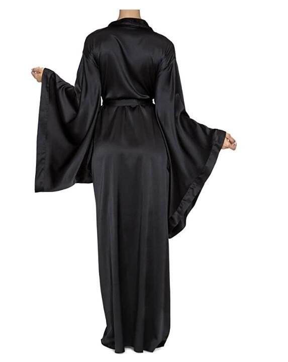 Fashion Nightwear One-piece Satin Bridesmaid Bathrobe - Mubimart