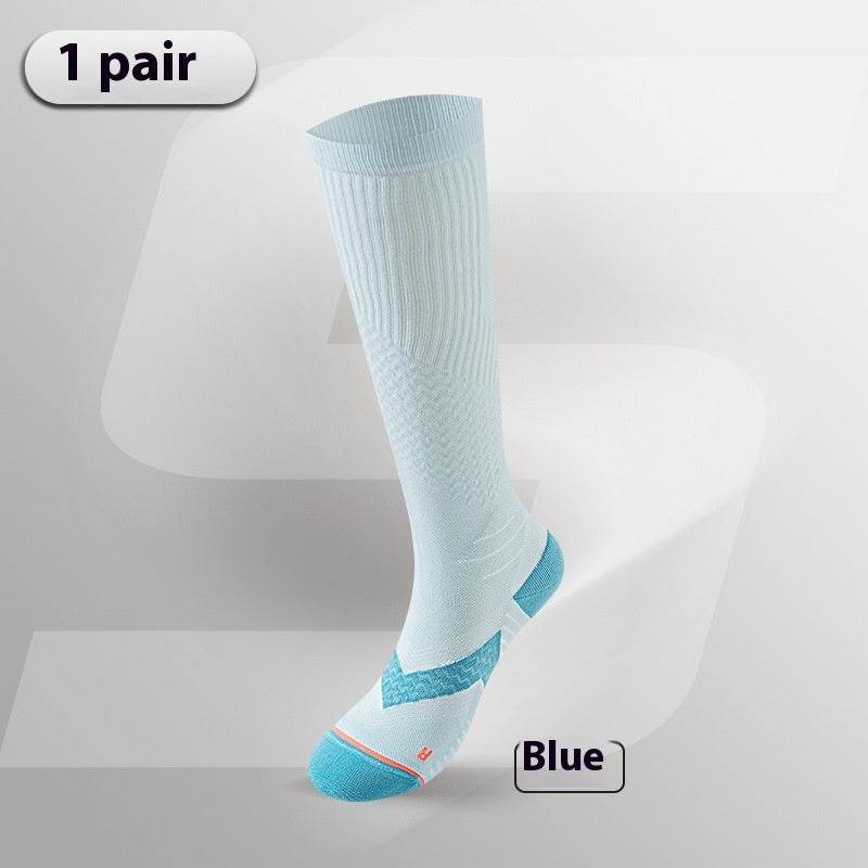 Pressure Calf Breathable Towel Bottom Skipping Rope Athletic Socks - Mubimart