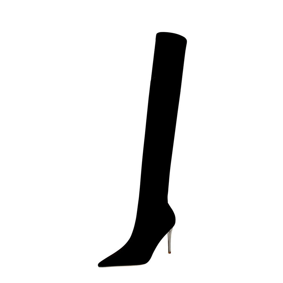 Stiletto Pointed Toe Over-the-knee Boots