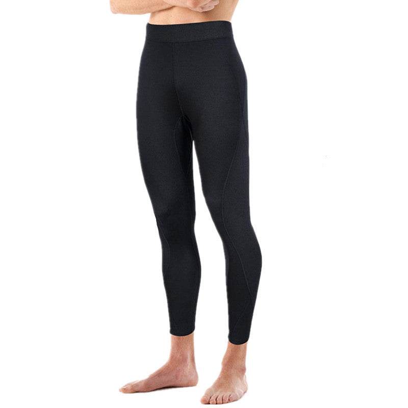 Neoprene Men's Sweatpants Running Black - Mubimart
