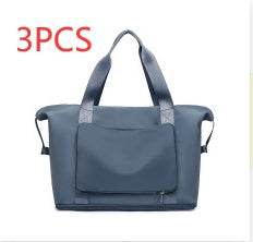 Foldable Large Capacity Women Gym Bags Shoulder Bag Women Training Travel Handle Handbag Yoga Sport Crossbody Tote Bag Women - Mubimart