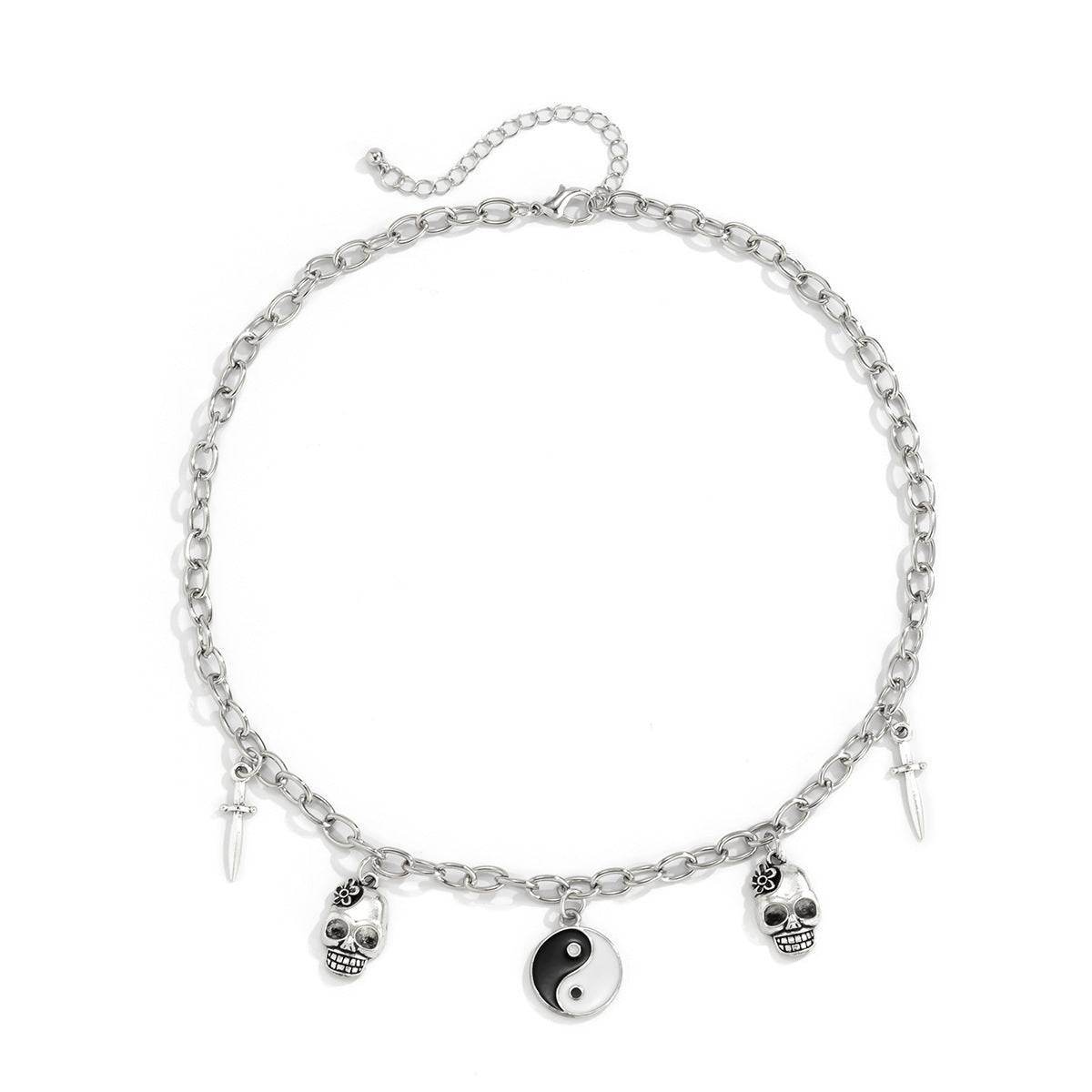 Cross Chain Tai Clavicle Necklace Women - Mubimart