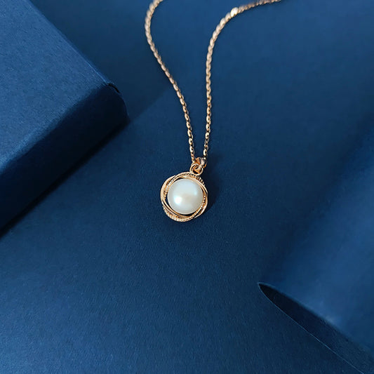 Freshwater Pearl Silver Necklace Women
