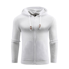 Rits Hoodies Leer Bedrukking 3D Buitensport Hoodies Met Zakken