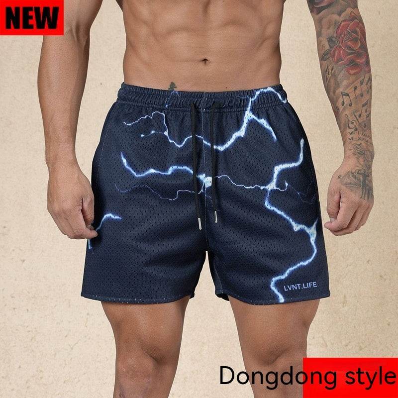 American Casual Shorts Exercise Workout Pants - Mubimart