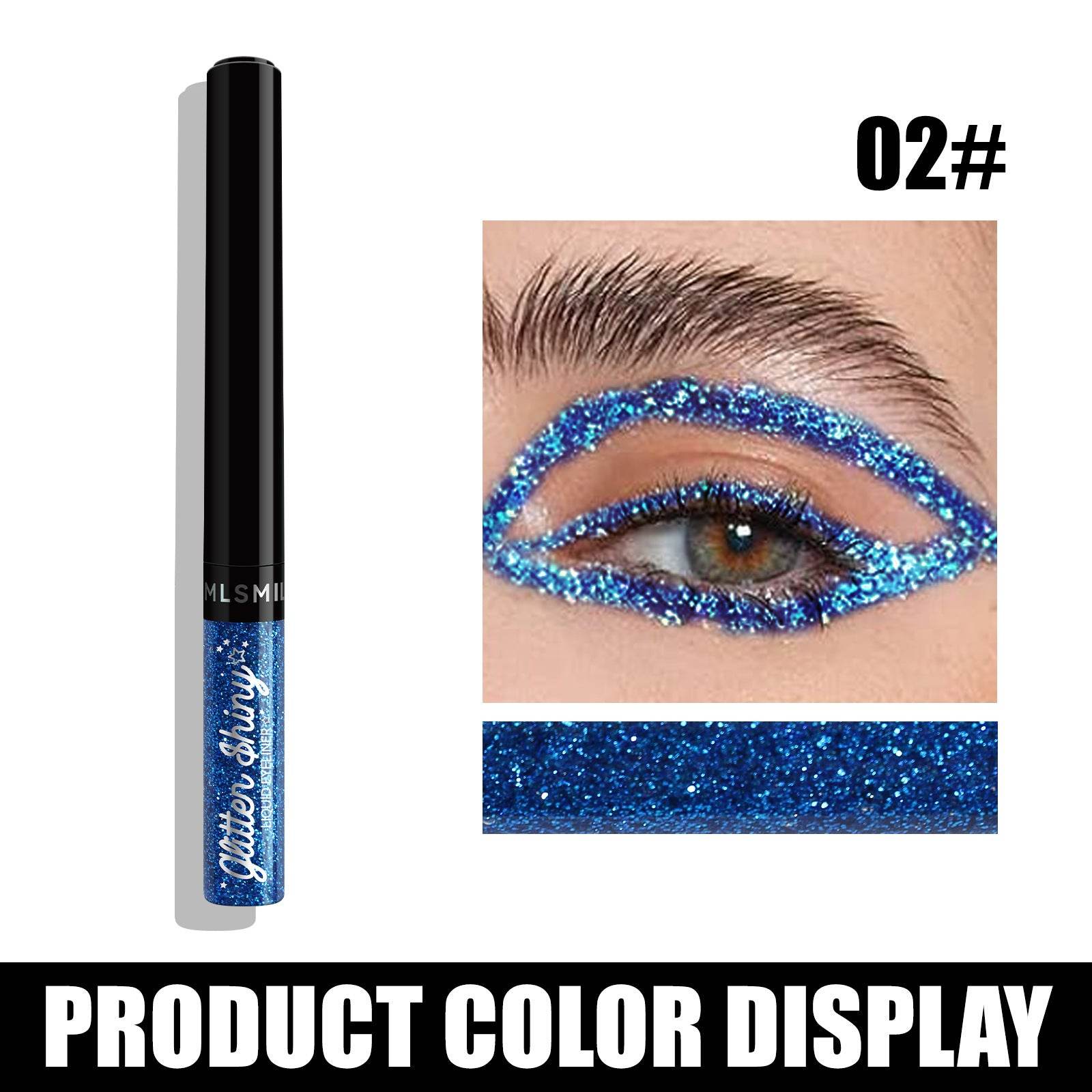 Quick Drying 12 Color Eyeliner Liquid - Mubimart