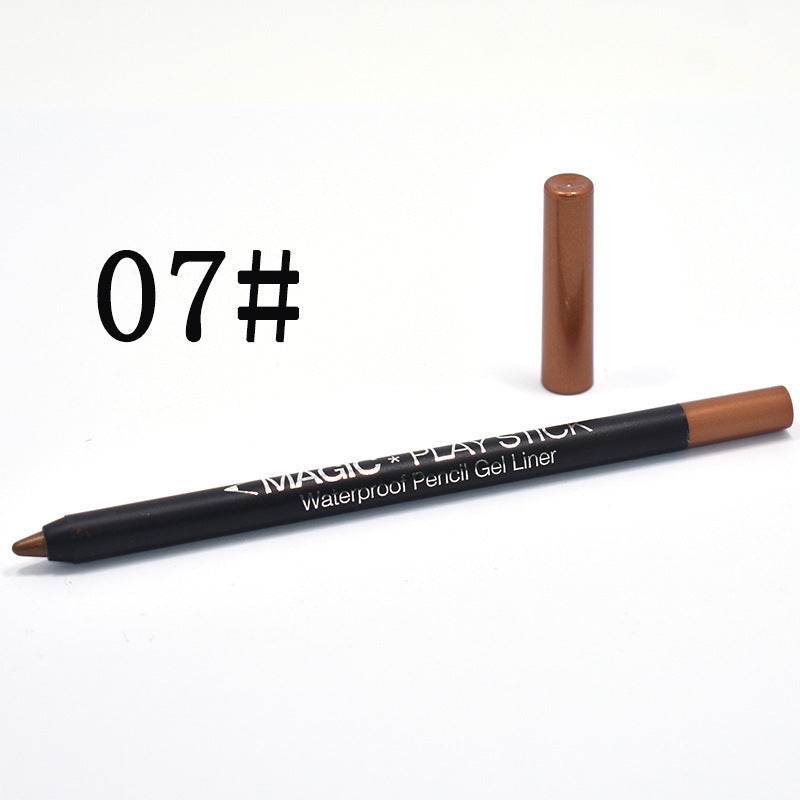 12 Color Eyeliner Pencil Pearl Eyes Lying Silkworm - Mubimart