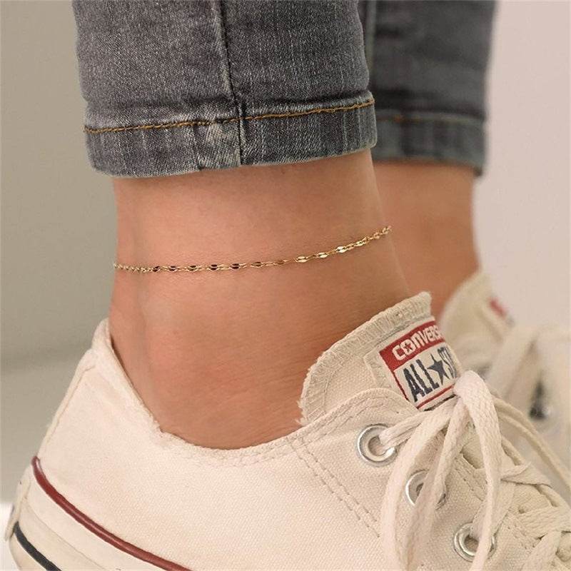 New Non-fading Niche Women's Stainless Steel Anklets - Mubimart